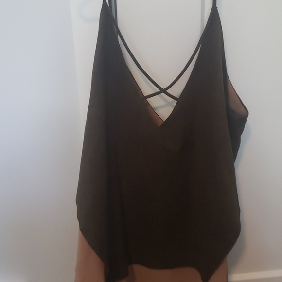Feaux suede cami - Picture 3 of 5